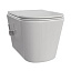Унитаз подвесной Taliente Коррето (Correto) CR25200+SMcromo белый с сиденьем микролифт смыв воронка-водоворот
